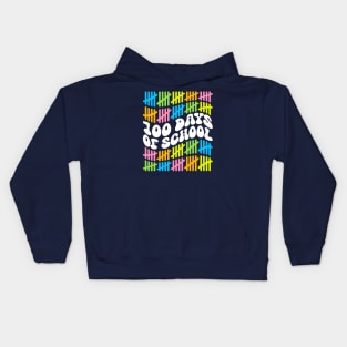 100 days of school Tally marks Kids Hoodie